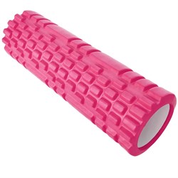 B31215 Ролик для йоги (розовый) 45х14см ЭВА/АБС - фото 22025