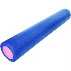 B31513 Ролик для йоги полнотелый 2-х цветный (сине-розовый) 90х15см.