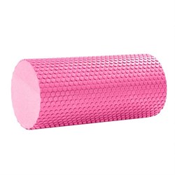B31600 Ролик массажный для йоги (розовый) 30х15см. - фото 22061