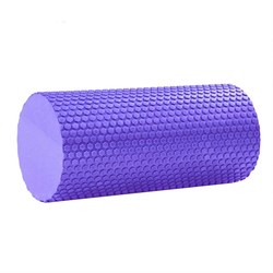 B31600 Ролик массажный для йоги (фиолетовый) 30х15см.