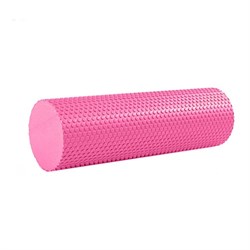 B31601-2 Ролик массажный для йоги (розовый) 45х15см. - фото 22064