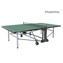 Всепогодный Теннисный стол Donic Outdoor Roller 1000 зеленый - фото 22863