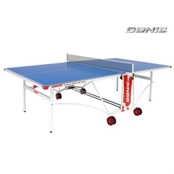Всепогодный Теннисный стол Donic Outdoor Roller De Luxe синий - фото 22869