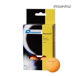 Мячи для н/т DONIC PRESTIGE 2, 6 шт, оранжевый - фото 22904