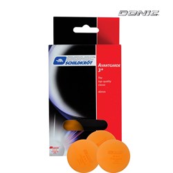 Мячики для настольного тенниса DONIC AVANTGARDE 3, 6 шт, оранжевый - фото 22913