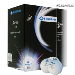 Мячики для настольного тенниса DONIC SUPER 3 (120 шт) - фото 23023