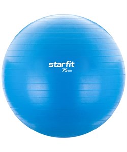 Мяч гимнастический GB-104, 75 см, 1200 гр, без насоса, голубой - фото 26497