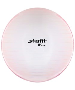 Мяч гимнастический GB-105 85 см, прозрачный, розовый - фото 26528