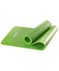 Коврик для йоги FM-301, NBR, 183x58x1,0 см, зеленый - фото 26778