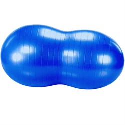 B31173-3 Мяч гимнастический фитбол арахис 45х95 см (синий) - фото 26866
