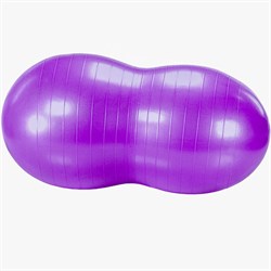 B31173-4 Мяч гимнастический фитбол арахис 45х95 см (фиолетовый) - фото 26867