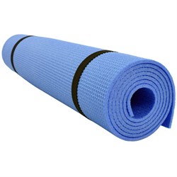 HKEM1208-06-BLUE Коврик для фитнеса 150х60х0,6 см (голубой) - фото 26965