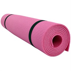HKEM1208-06-PINK Коврик для фитнеса 150х60х0,6 см (розовый) - фото 26966