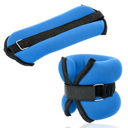 HKAW101-3 Утяжелители "ALT Sport" (2х1,5кг) (нейлон) в сумке (синие) - фото 26995