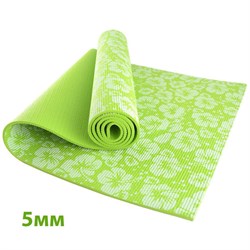 HKEM113-05-GREEN Коврик для йоги 5 мм-Зеленый (12) - фото 27067