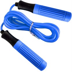 B23649 Скакалка (цвет-Синий, ручки пластиковые, шнур ПВХ) - фото 27095
