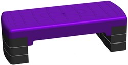 Степ-платформа 68 х 28 см 3-х уров. фиолетовая