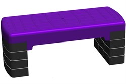 Степплатформа 68 х 28 см 4-х уровневая фиолетовая - фото 28171