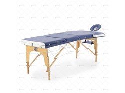 Массажный стол складной деревянный Med-Mos JF-AY01 3-х секционный (светлая рама) - фото 32969