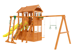 Детская площадка IgraGrad Клубный домик 2 с рукоходом Luxe - фото 34795