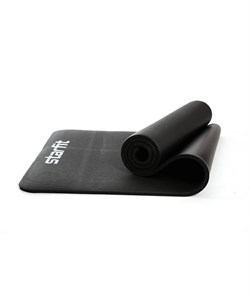 Коврик для йоги и фитнеса FM-301, NBR, 183x58x1,0 см, черный - фото 38473