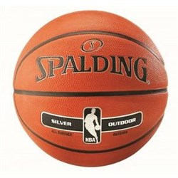 Баскетбольный мяч Spalding NBA Silver, размер 7, Арт. 83-016Z - фото 39212