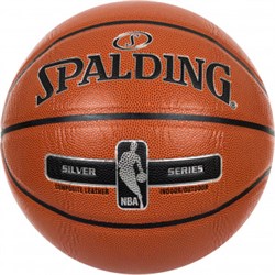 Баскетбольный мяч NBA Silver Series, разм. 7, Арт. 76-018Z - фото 39219
