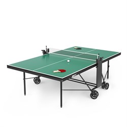 Теннисный стол UNIX Line Compact indoor 18mm MDF (Green) - фото 60400