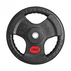 Диск 31 мм. обрезиненный 10 кг. VictoryFit VF-S251000 - фото 63060