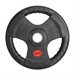 Диск 51 мм. обрезиненный 20 кг. VictoryFit VF-S512000 - фото 63079