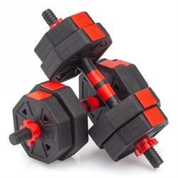 Гантели гексагональные разборные с грифом, 10 кг. (2 шт. х 5 кг.) VictoryFit VF-DН100 - фото 63171