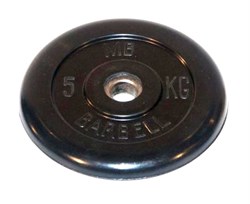 Диск обрезиненный BARBELL MB (металлическая втулка) 5 кг / диаметр 26 мм - фото 67361