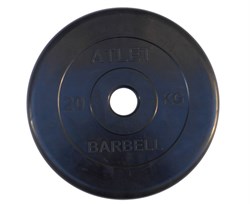 Диск обрезиненный BARBELL ATLET 25 кг / диаметр 51 мм - фото 67383