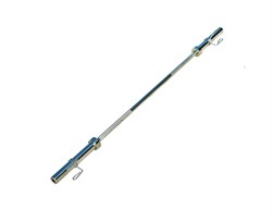 Гриф прямой 72"/180см д50, замок-пружина, нагрузка 250кг, диам.стержня 25мм - фото 67586