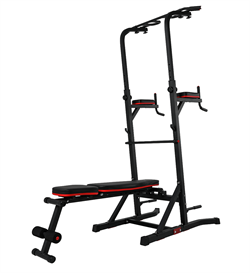 Турник-пресс-брусья со скамьей UNIX Fit POWER TOWER 150P - фото 70178