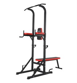 Турник-пресс-брусья со скамьей UNIX Fit POWER TOWER 120P - фото 70209