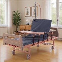 Кровать механическая Med-Mos Е-8 (ЛДСП коричневый) - фото 75177