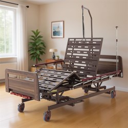 Кровать механическая Med-Mos Е-31 (ЛДСП коричневый) - фото 75356