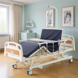 Кровать электрическая Med-Mos DB-7 (ABS) с регулируемыми секциями для медицинских учреждений и домашнего ухода - фото 75482