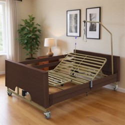 Кровать электрическая Med-Mos YG-1 (ЛДСП коричневый) ширина ложемента 140 см - фото 75833