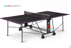 Стол теннисный Start Line Compact LX Black - фото 77297