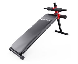 Скамья для пресса регулируемая DFC WRK-1008 / до 120 кг - фото 78618