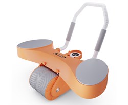 Тренажёр для пресса AB Roller SND оранжевый с ковриком 45 х 30 x 3.5 cм - фото 79230