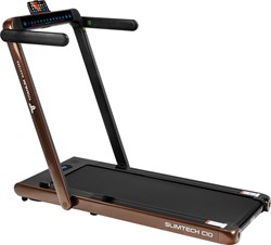 Беговая дорожка Titanium Masters Slimtech C10, коричневая - фото 79415