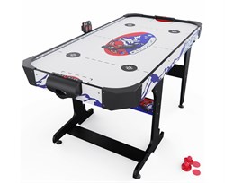 Игровой стол – аэрохоккей с подсветкой DFC Championship 53" 135 х 65 см, складной, белый - фото 81851