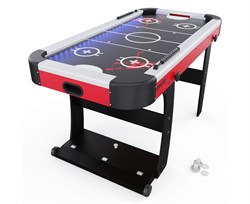 Игровой стол - аэрохоккей DFC IRIS 153 х 76 см, с подсветкой, складной - фото 81860