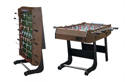 Игровой стол - футбол складной "Maccabi Mini" (121 x 61 x 81 см, венге) - фото 81895