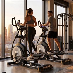 Эллиптический тренажер UNIX Fit E-1100 PRO (LED) - фото 83949