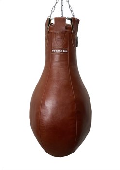 Мешок боксерский набивной Кегля TOTALBOX кожа 25/50*100-35 корич - фото 84974