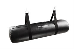 Мешок боксерский набивной Горизонтальный TOTALBOX кожа 30*120-40 черн - фото 85190